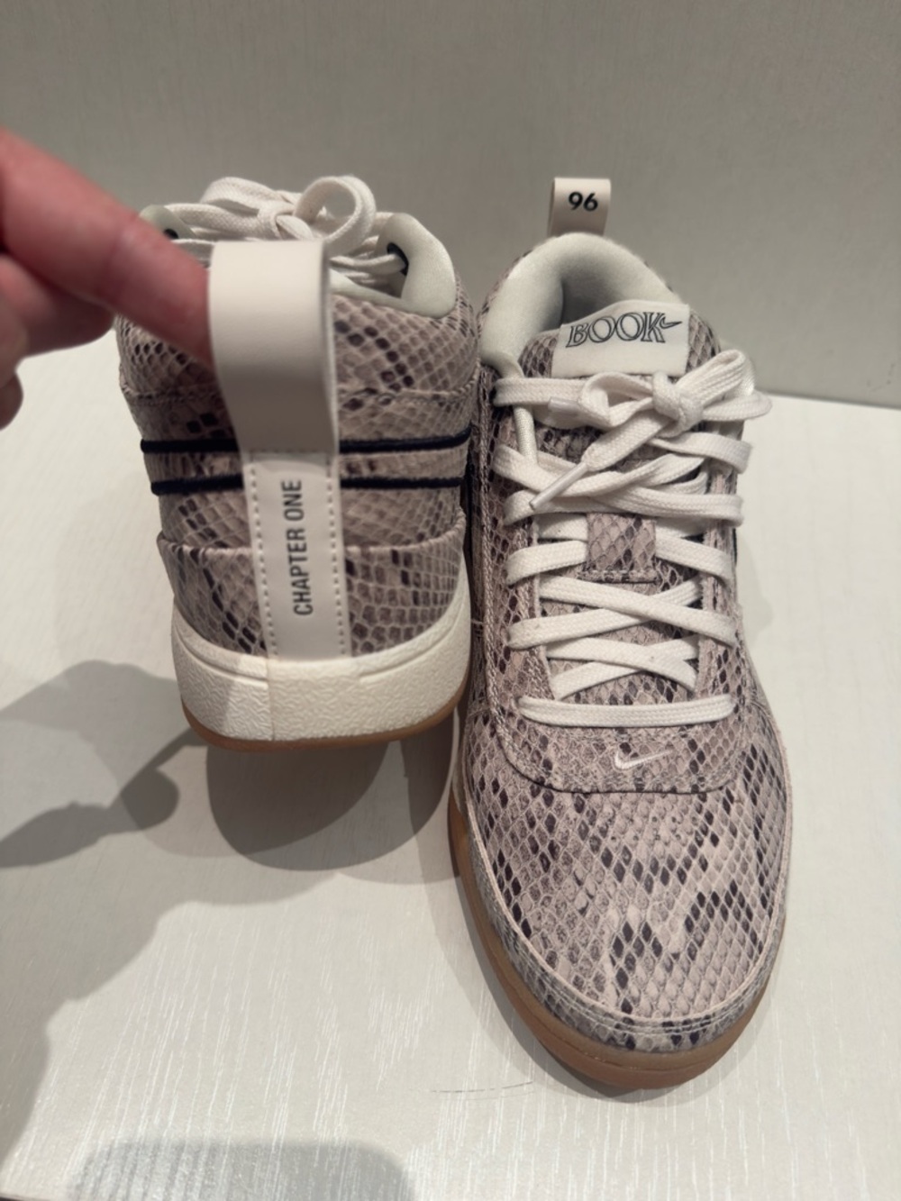 Nike Book 1 Devin Booker Snakeskin Cream/Natural Colorway Unisex M: 9 W: 10.5 - Picture 12 of 13